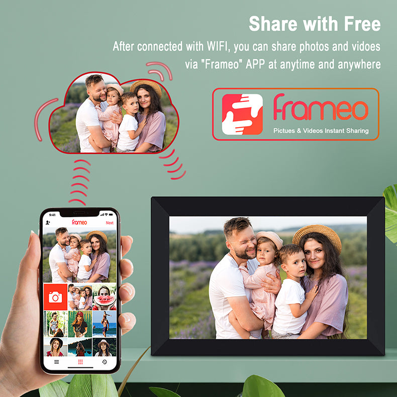 Frameo cloud photo frame WiFi digital photo frame 16G memory smart photo album - Fabs things