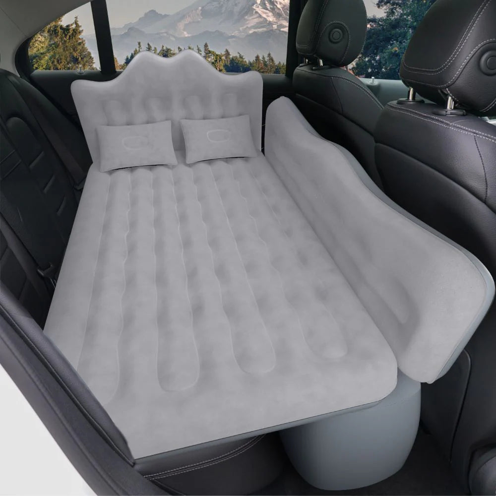 Umbrauto 29.53in/75cm Wide Car Air Mattress – Inflatable SUV, Truck & Van Back Seat Camping Bed with Pump & Pillows, Gray - Fabs things