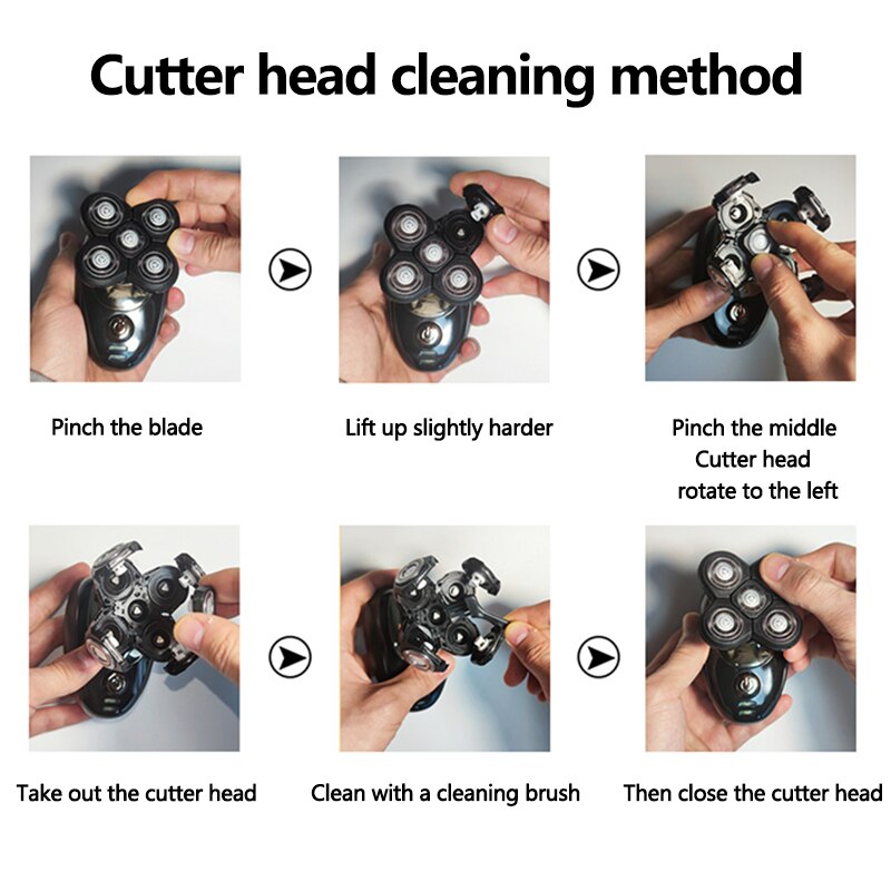 Multifunctional Grooming kit Electric Shaver Wet Dry For Men Electric Razor Rechargeable Bald Head Shaving Machine Beard Trimmer - Fabs things