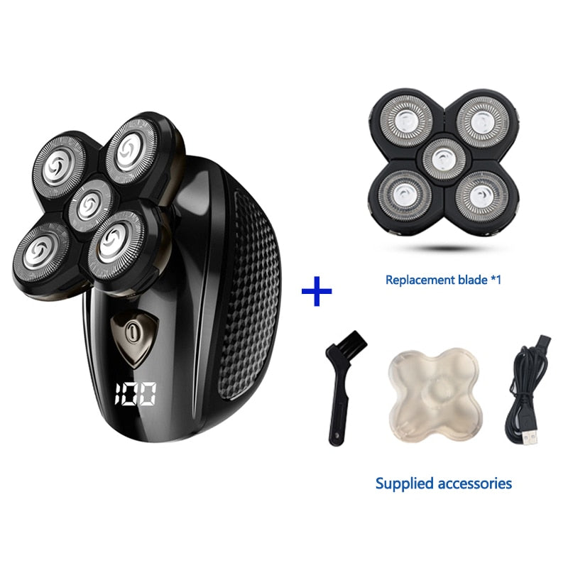 Multifunctional Grooming kit Electric Shaver Wet Dry For Men Electric Razor Rechargeable Bald Head Shaving Machine Beard Trimmer - Fabs things