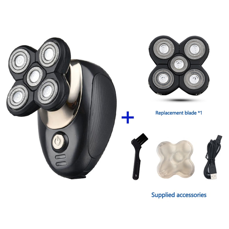 Multifunctional Grooming kit Electric Shaver Wet Dry For Men Electric Razor Rechargeable Bald Head Shaving Machine Beard Trimmer - Fabs things