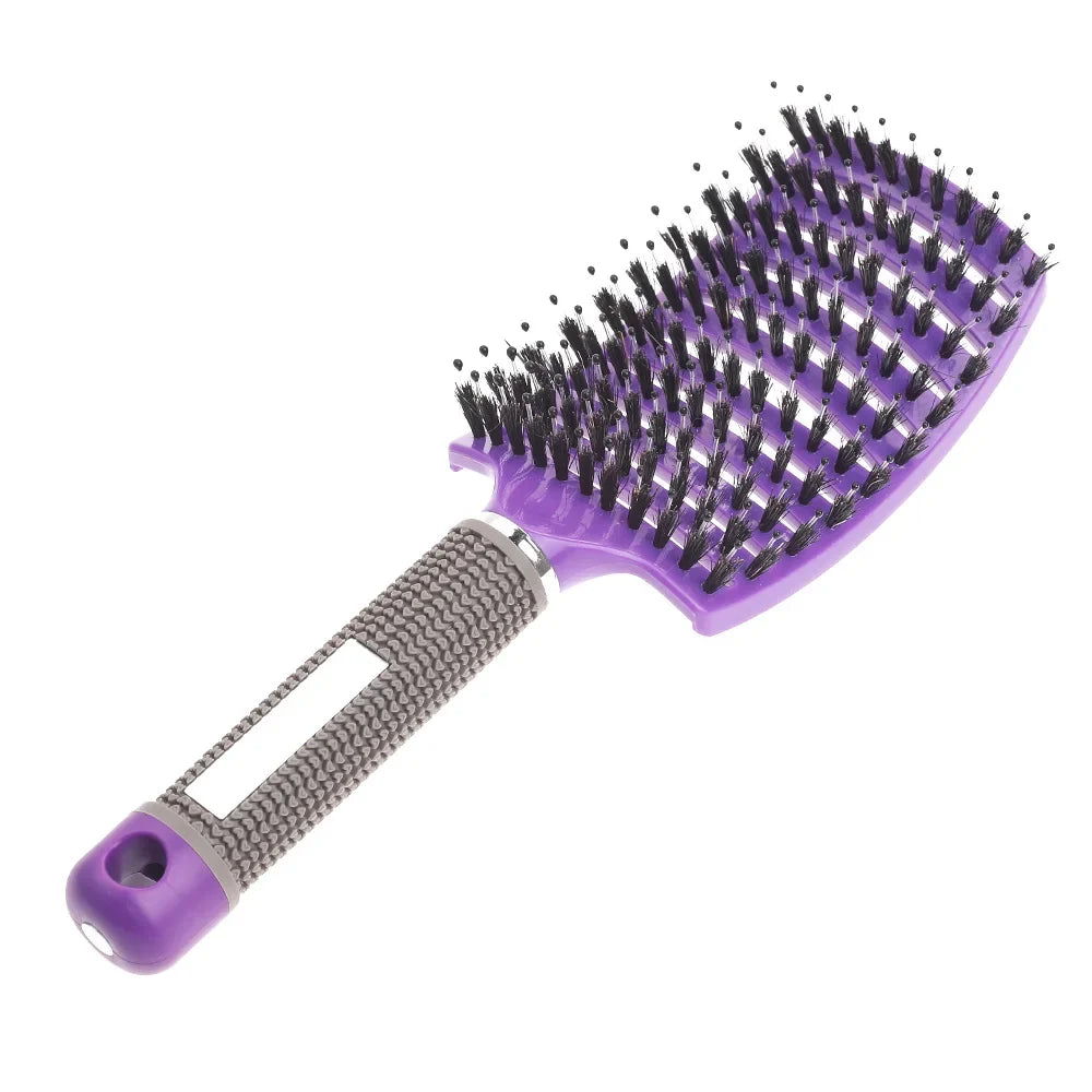 Detangle Hairbrush Women Wet Comb Hair Brush Professional Hair Brush Massage Comb Brush for Hair Hairdresser Hairdressing Tools - Fabs things