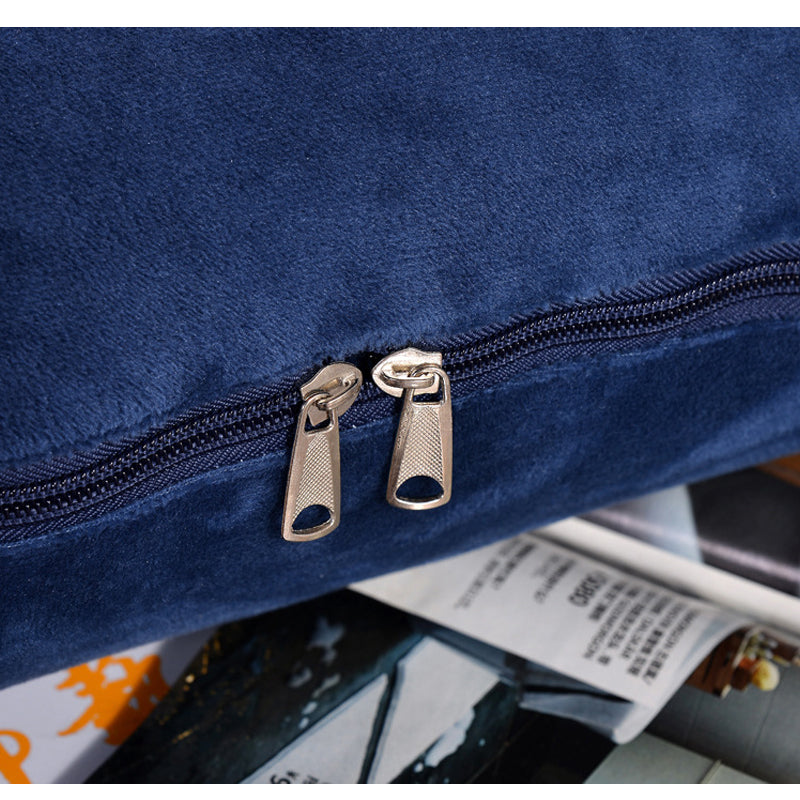 2 in 1 Flannel Cushion Blanket car sofa lumbar throw pillow air conditioning blanket foldable patchwork quilt blanket Bedding - Fabs things