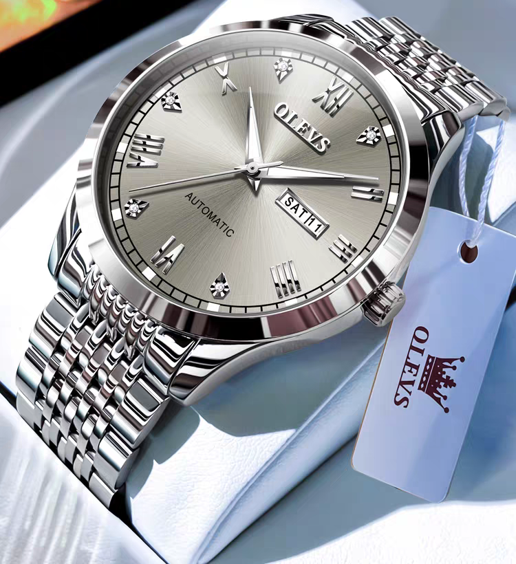 Men's Watch Men's Mechanical Watch Fully Automatic Simple Wind Waterproof Night Light Watch - Fabs things