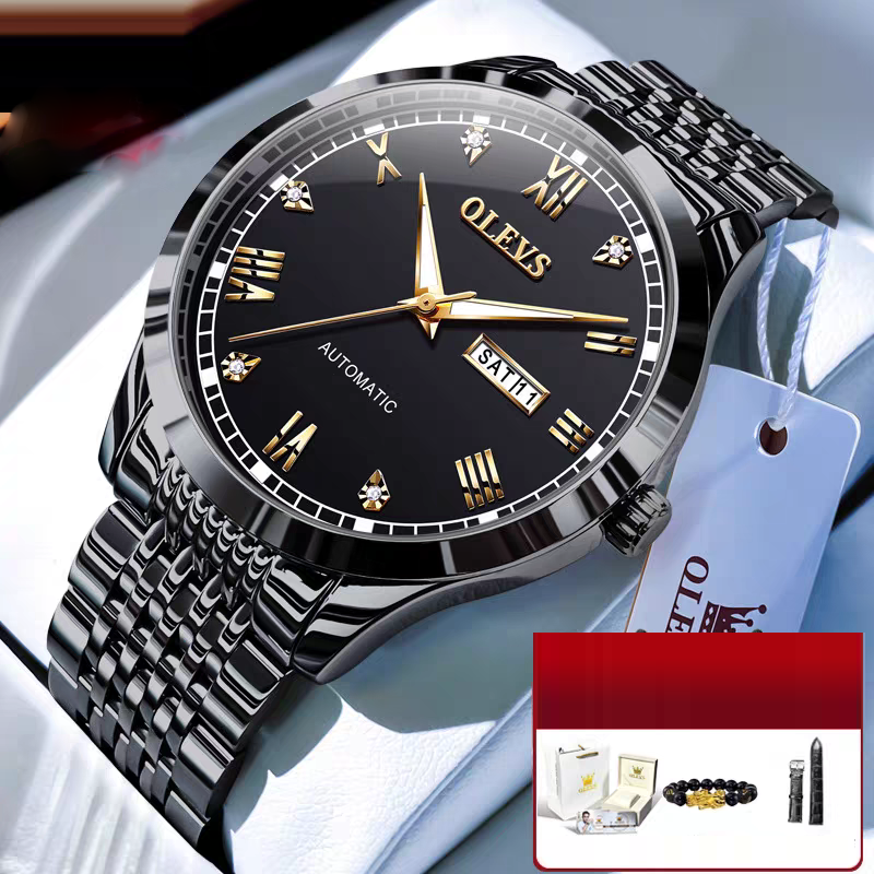 Men's Watch Men's Mechanical Watch Fully Automatic Simple Wind Waterproof Night Light Watch - Fabs things