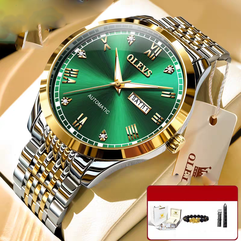 Men's Watch Men's Mechanical Watch Fully Automatic Simple Wind Waterproof Night Light Watch - Fabs things