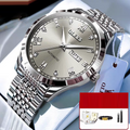 Men's Watch Men's Mechanical Watch Fully Automatic Simple Wind Waterproof Night Light Watch - Fabs things