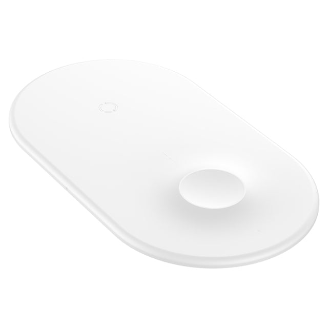 Baseus 2 in 1 Wireless Charger Pad For Apple Watch iPhone X Xs Max XR Desktop Fast Wireless Charging Charger Born for Apple Fans - Fabs things