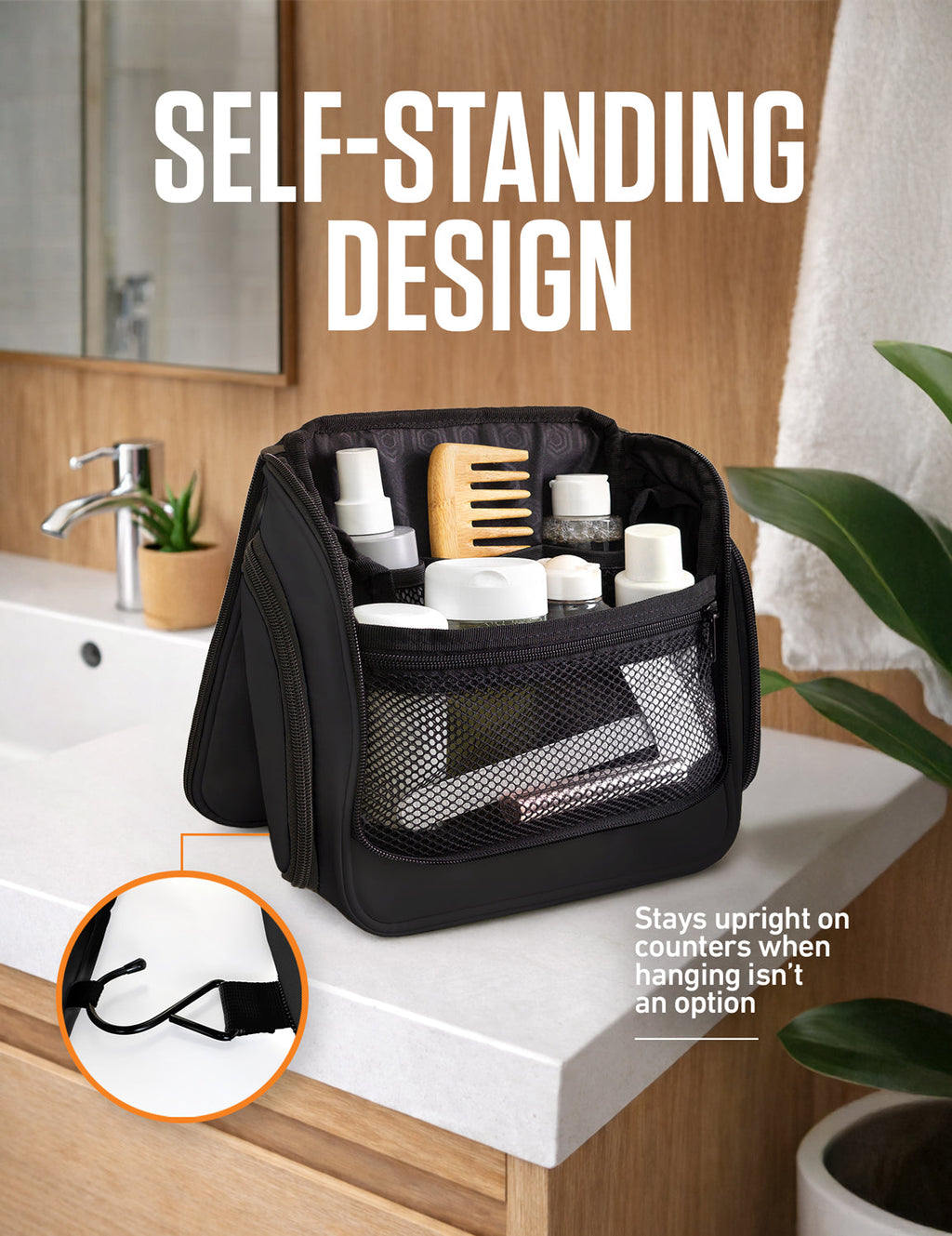 Hanging Travel Toiletry Bag - Fabs things