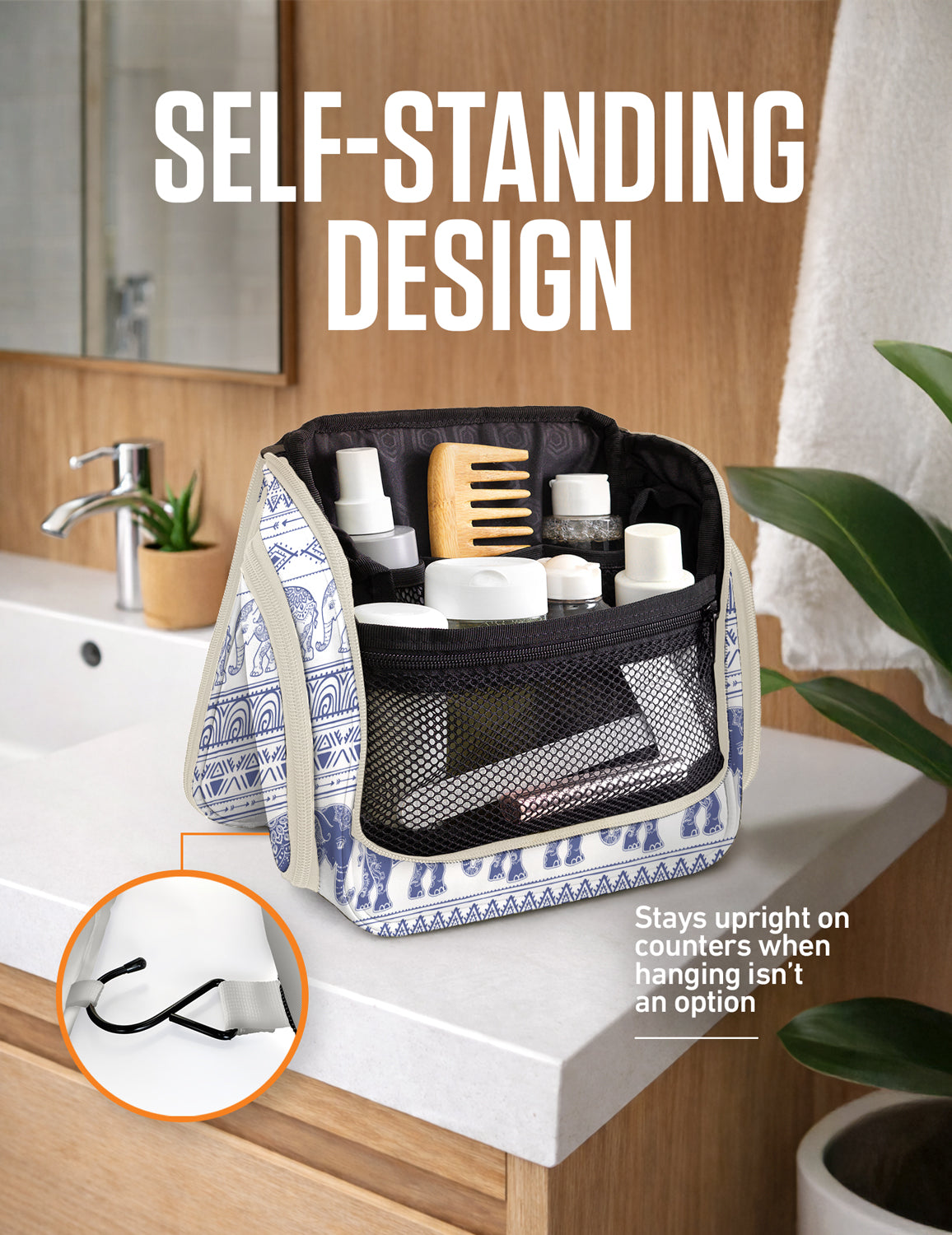 Hanging Travel Toiletry Bag - Fabs things