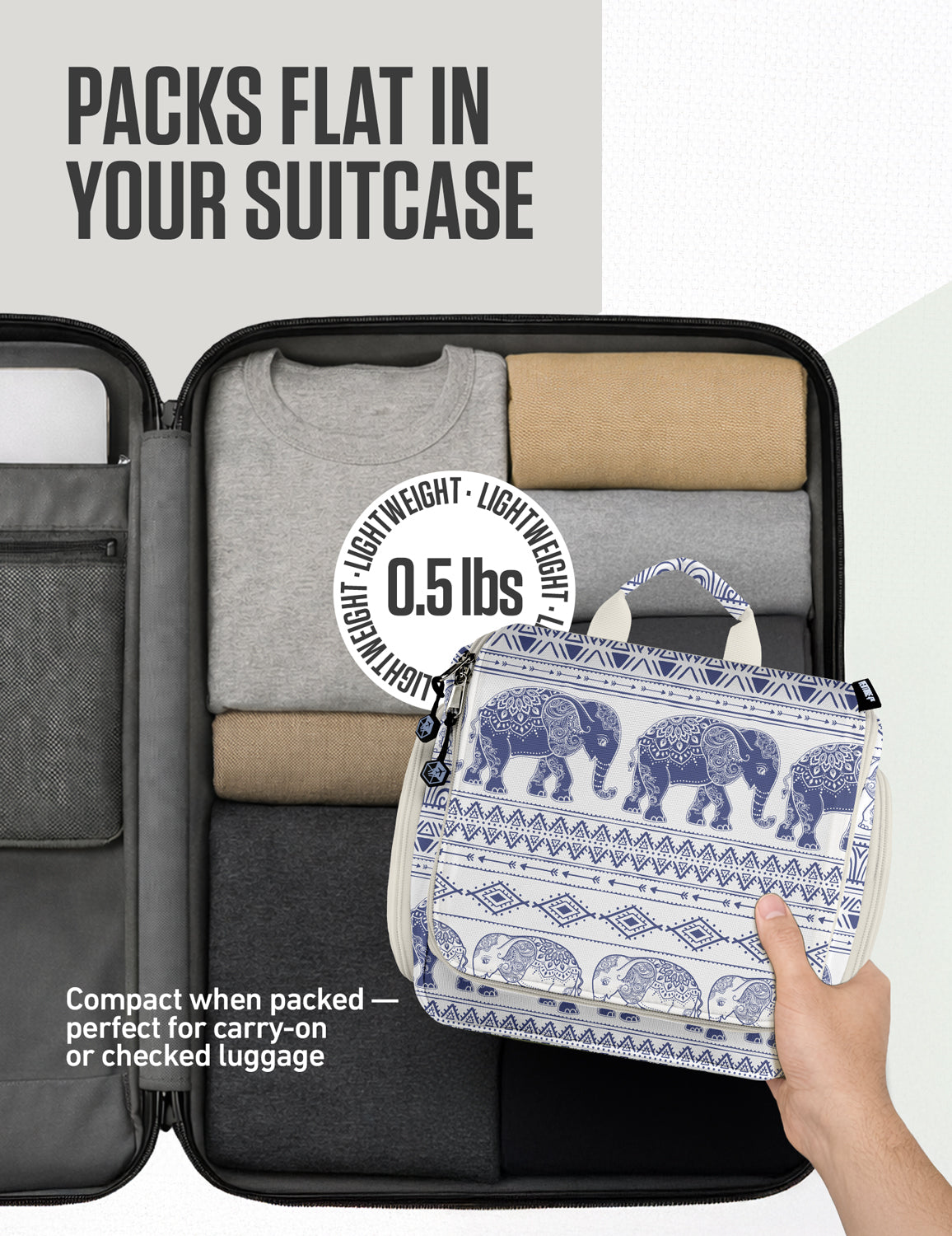 Hanging Travel Toiletry Bag - Fabs things