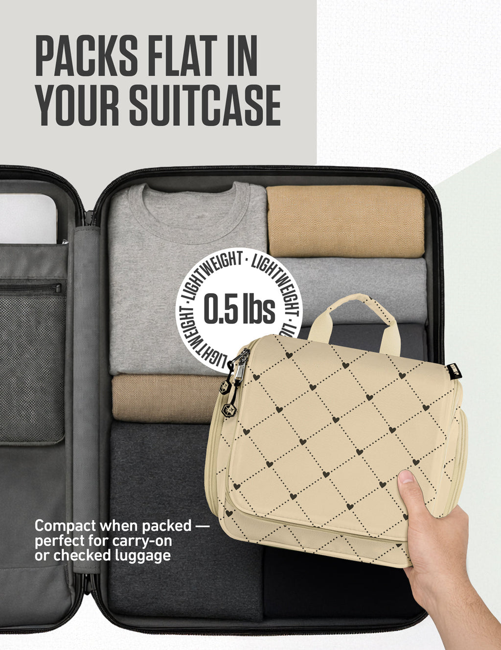 Hanging Travel Toiletry Bag - Fabs things