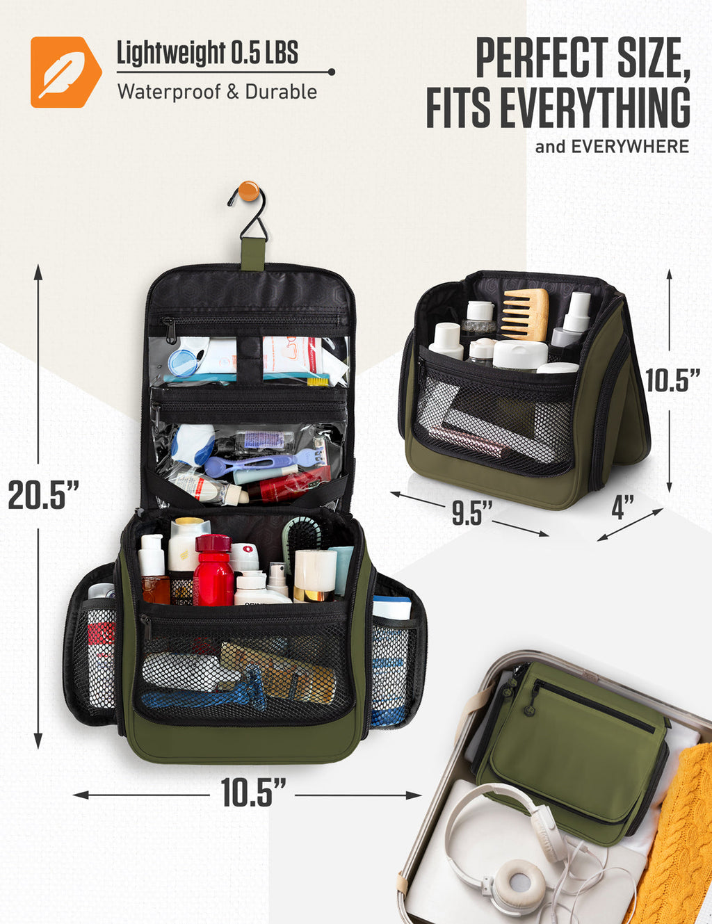Hanging Travel Toiletry Bag - Fabs things