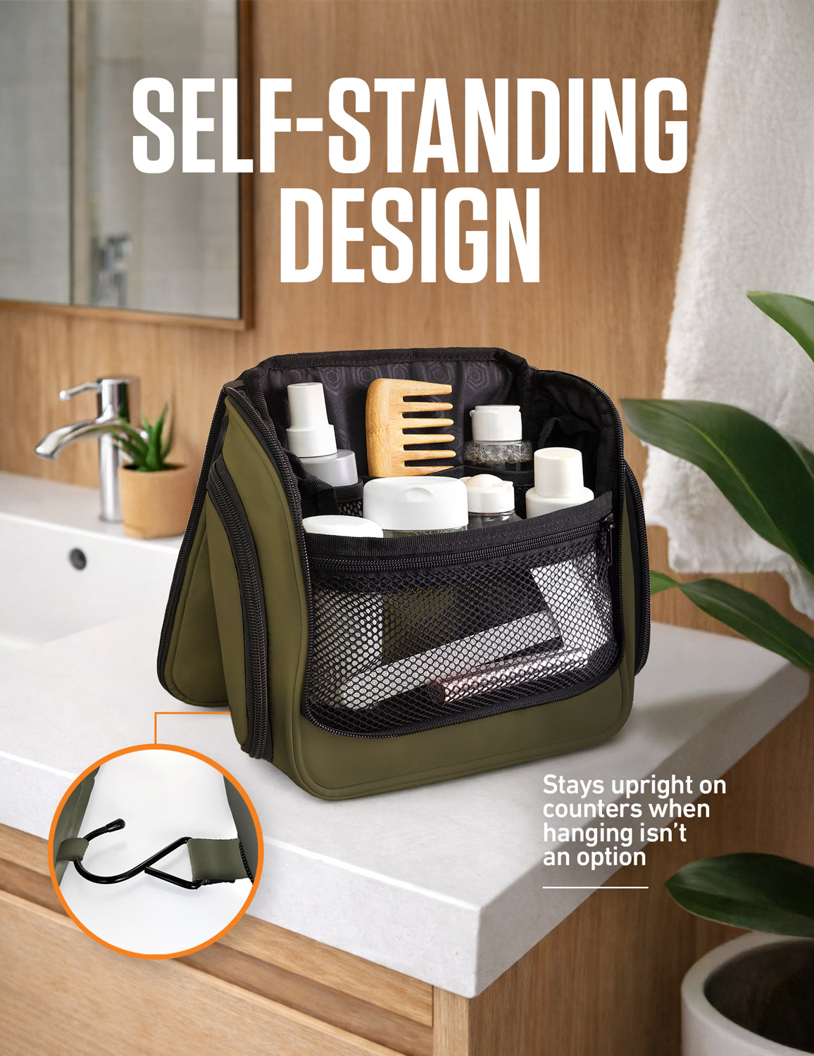 Hanging Travel Toiletry Bag - Fabs things