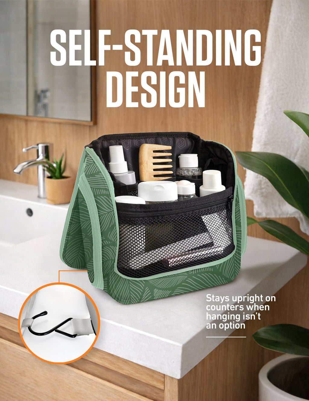 Hanging Travel Toiletry Bag - Fabs things