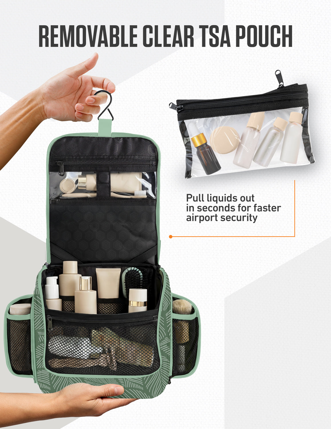 Hanging Travel Toiletry Bag - Fabs things