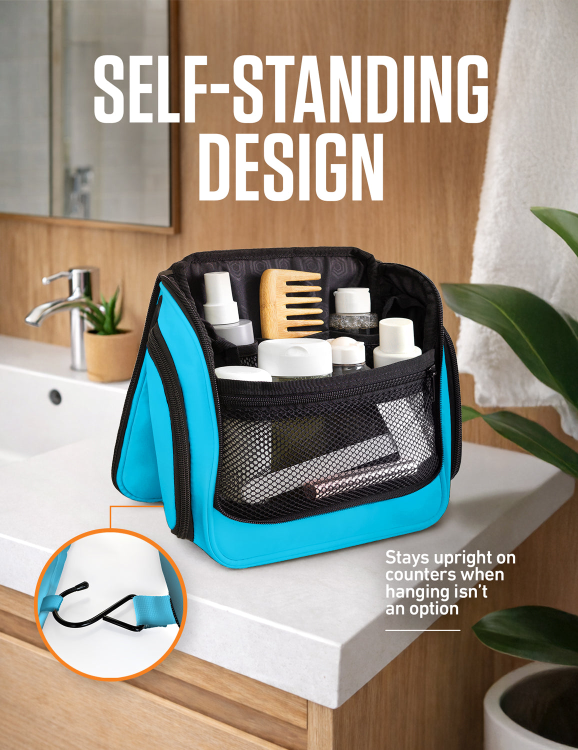 Hanging Travel Toiletry Bag - Fabs things