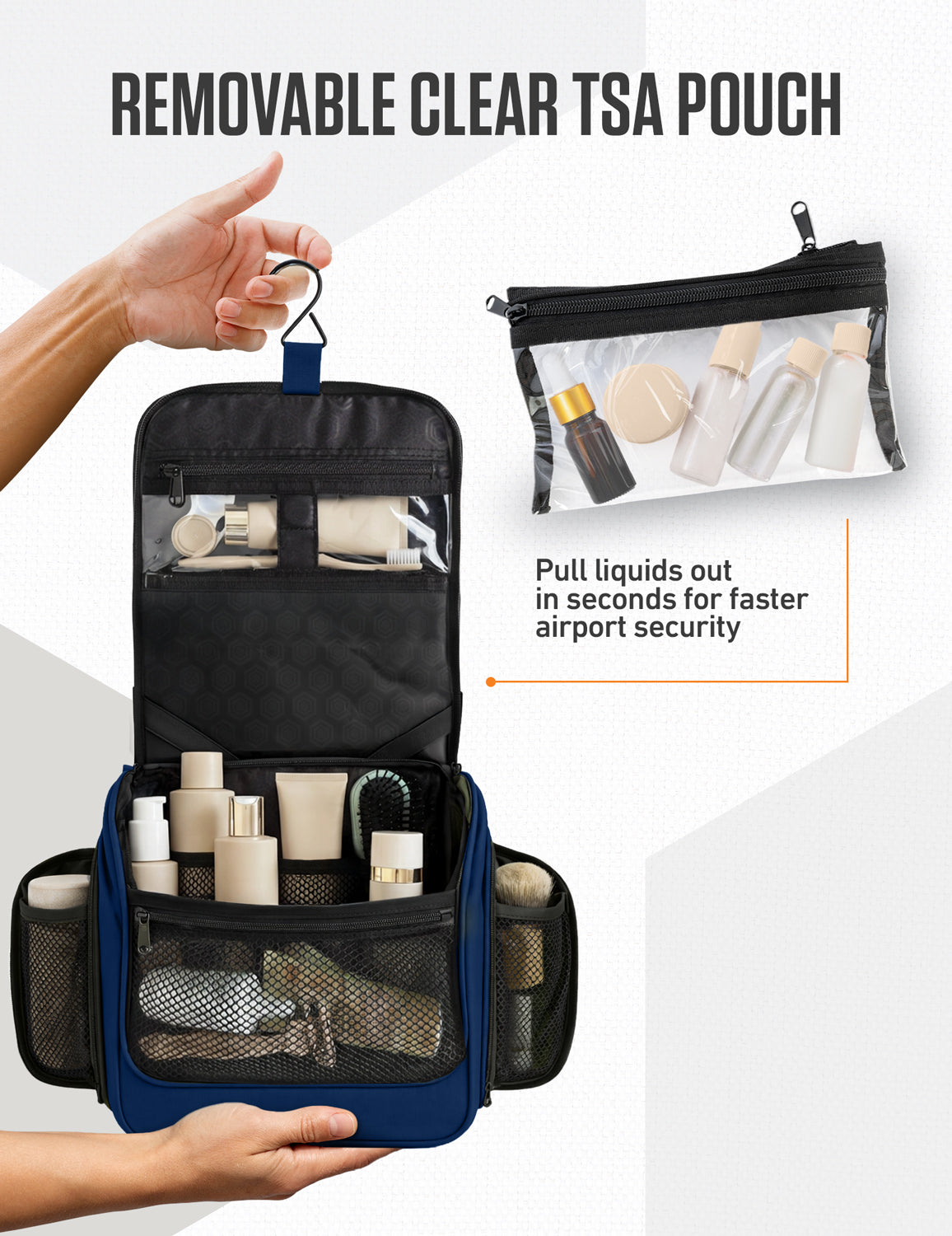 Hanging Travel Toiletry Bag - Fabs things