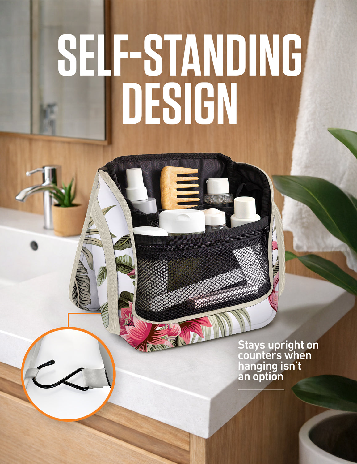 Hanging Travel Toiletry Bag - Fabs things