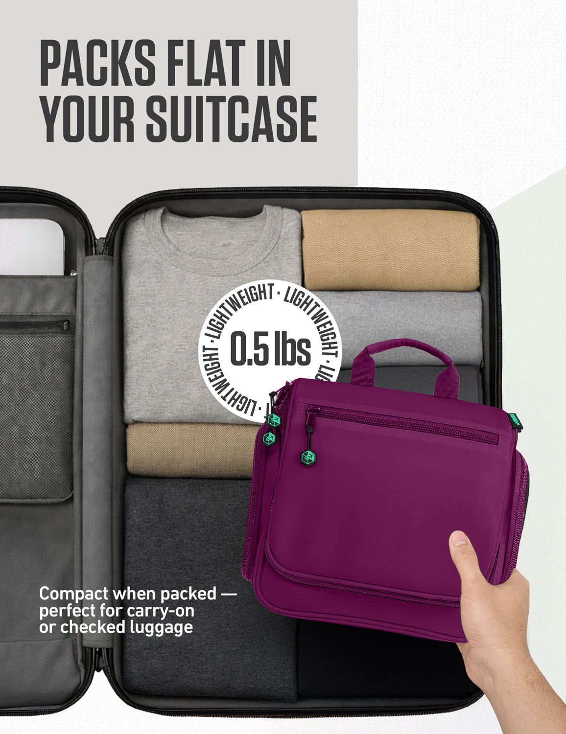 Hanging Travel Toiletry Bag - Fabs things