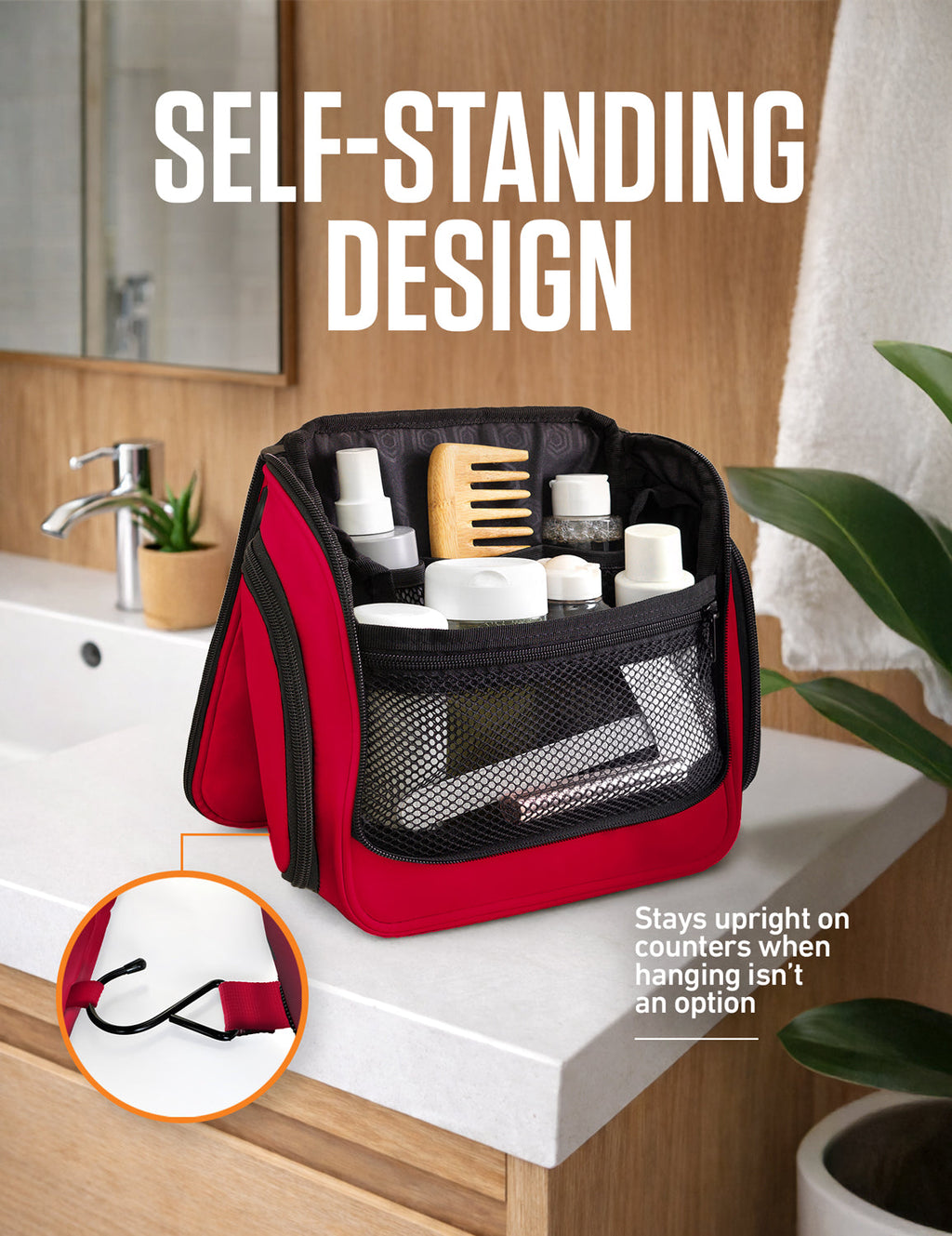 Hanging Travel Toiletry Bag - Fabs things