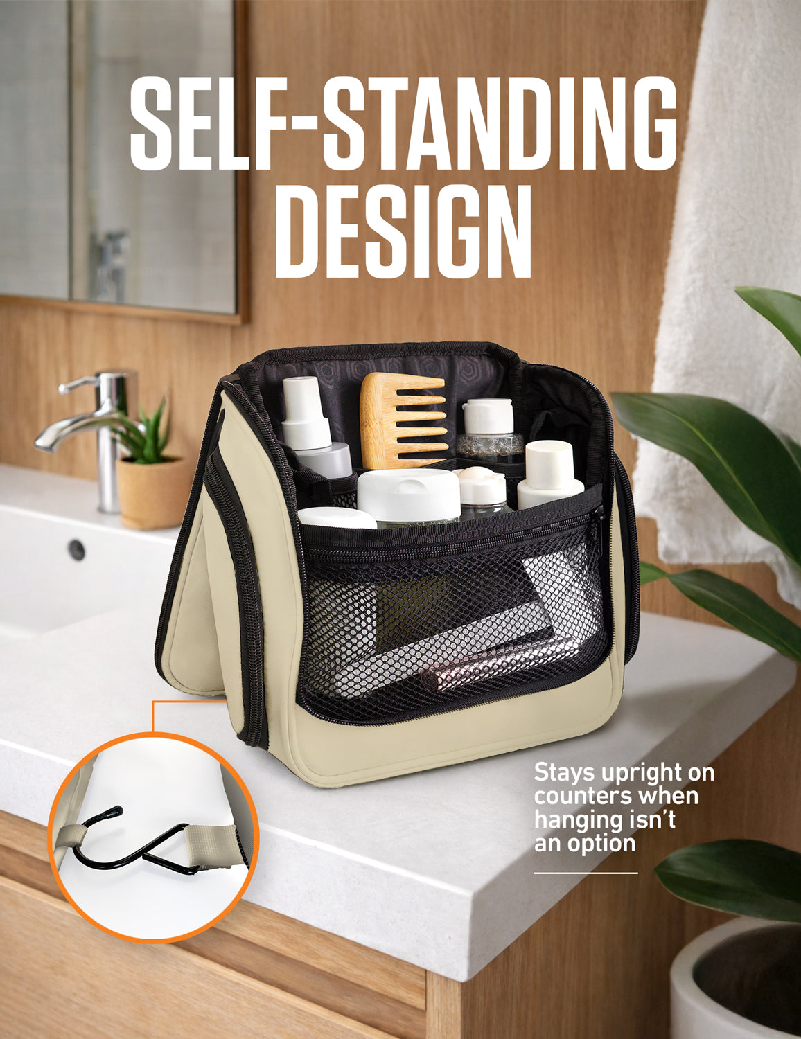 Hanging Travel Toiletry Bag - Fabs things