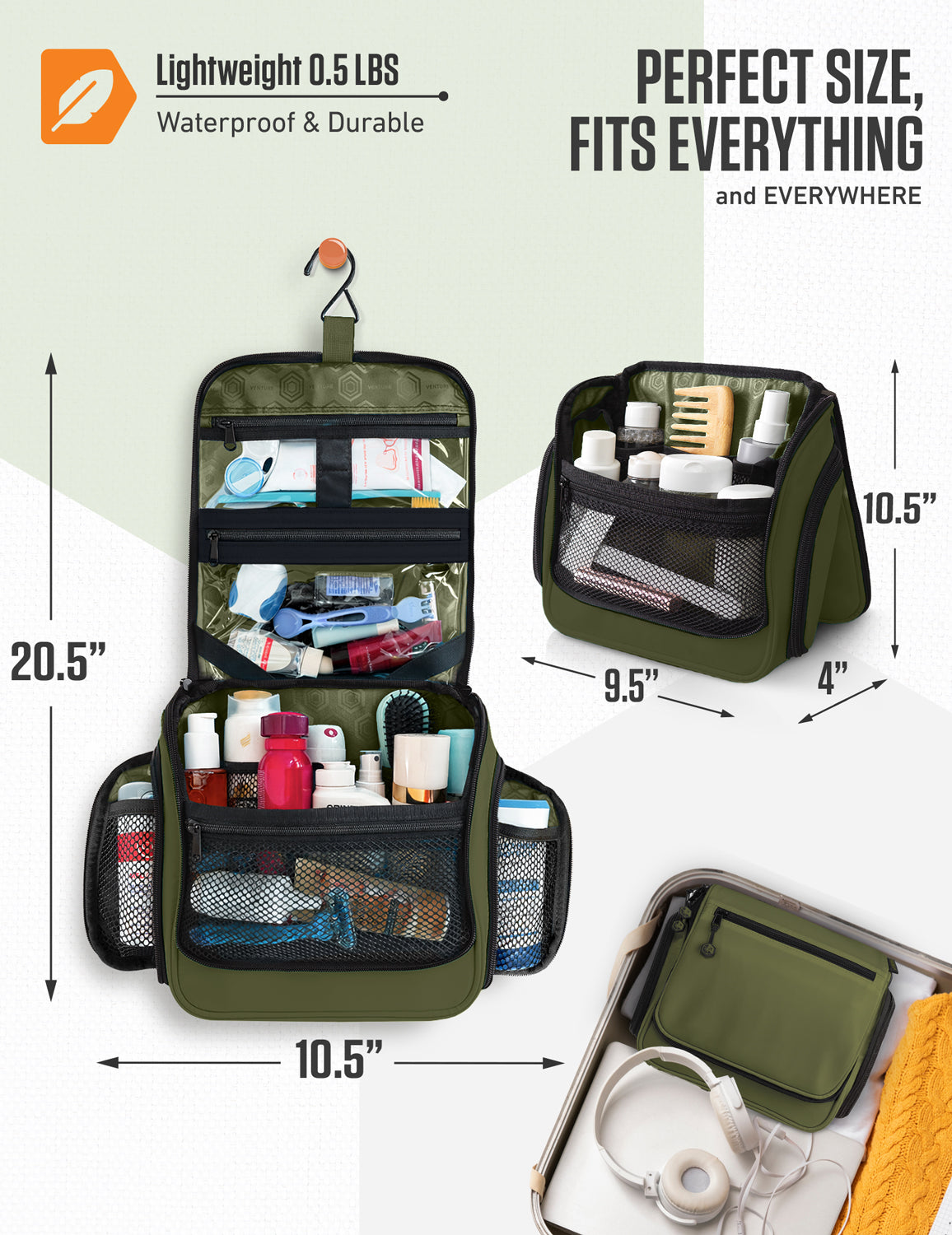 Hanging Travel Toiletry Bag - Fabs things