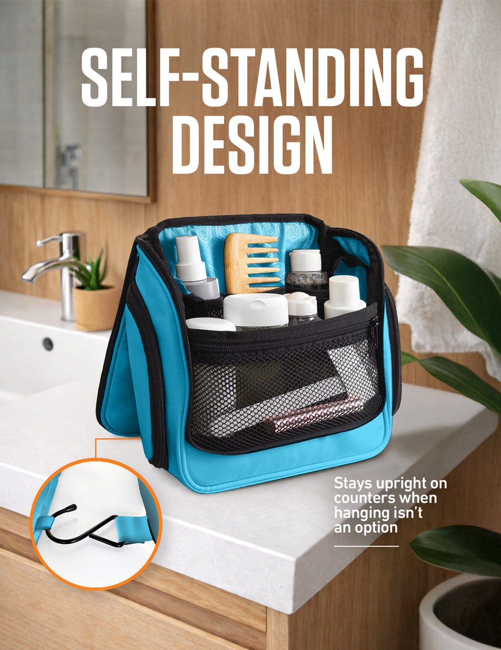 Hanging Travel Toiletry Bag - Fabs things