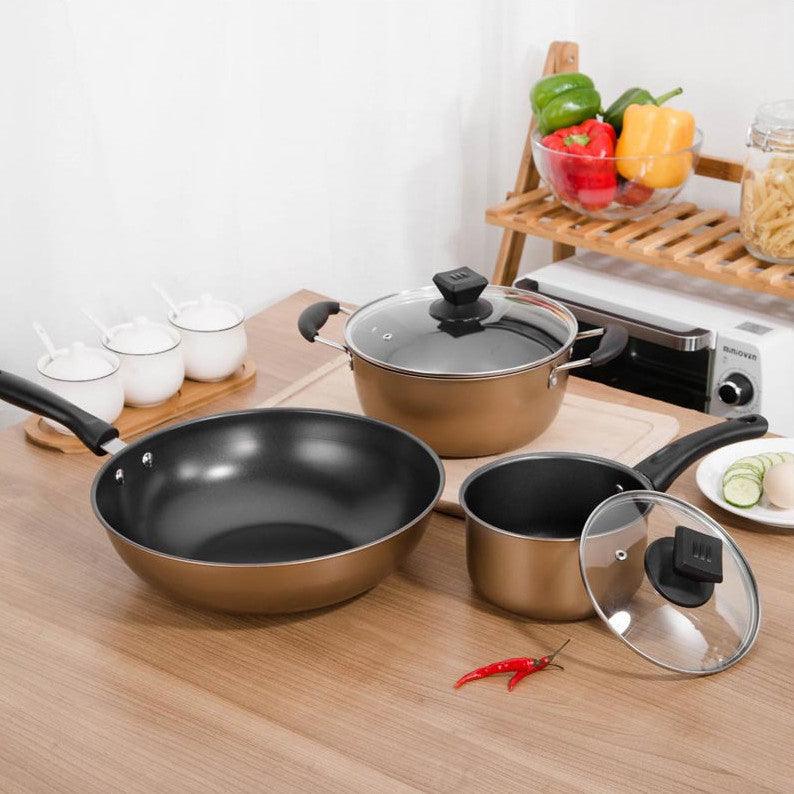 Set Of Pot Kitchen Cookware Cooking Pots - Fabs things