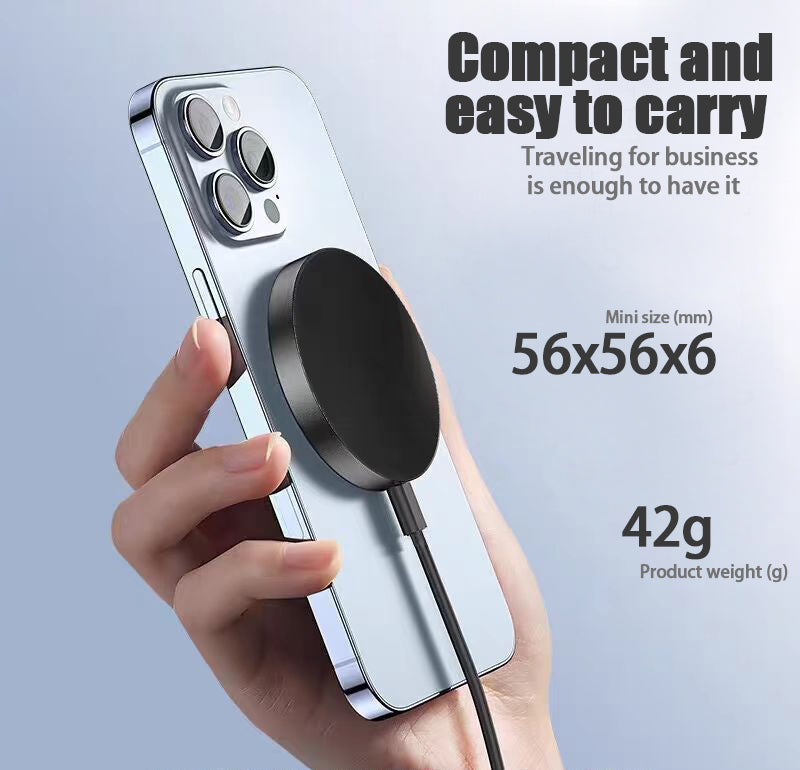 IPhone 17 Pro Pro Max Wireless Charger 15W Magnetic Wireless Fast Charging, Compatible With IPhone 12, 13, 14, 15, 16, And 17 Pro, Pro Max Series Models - Fabs things