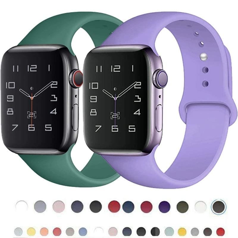 Silicone Strap Apple Watch Bands - Fabs things