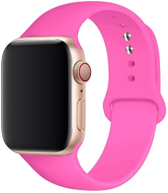 Silicone Strap Apple Watch Bands - Fabs things