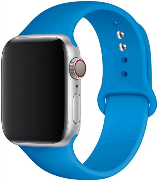 Silicone Strap Apple Watch Bands - Fabs things