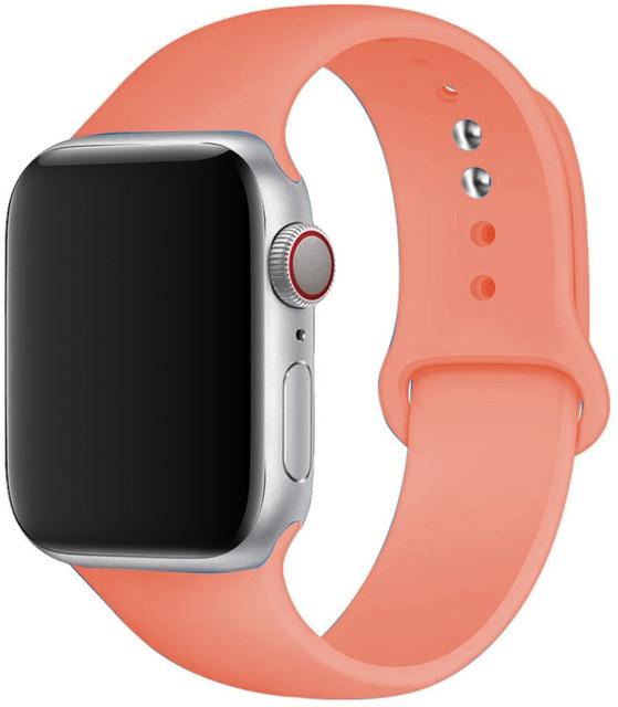 Silicone Strap Apple Watch Bands - Fabs things