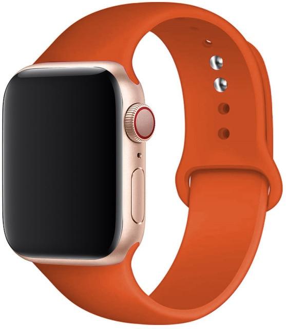 Silicone Strap Apple Watch Bands - Fabs things