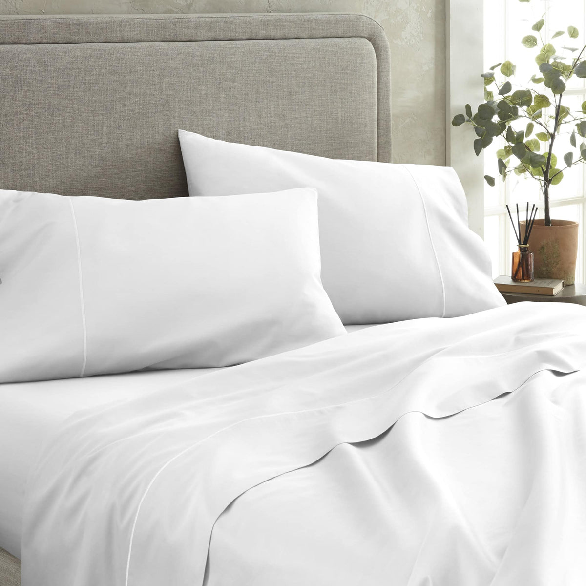 500 TC Sateen Bed Sheets - Fabs things