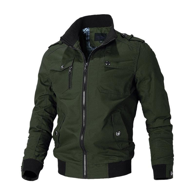 Windproof Bomber Jacket Men Fashion Casual Windbreaker Jacket Lightweight Running Windbreaker Outdoor Golf Fashion Elegant Red Jacket Men Spring Autumn New Slim Fit Jacket Men's Clothing - Fabs things