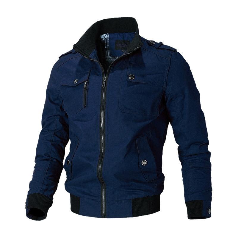 Windproof Bomber Jacket Men Fashion Casual Windbreaker Jacket Lightweight Running Windbreaker Outdoor Golf Fashion Elegant Red Jacket Men Spring Autumn New Slim Fit Jacket Men's Clothing - Fabs things