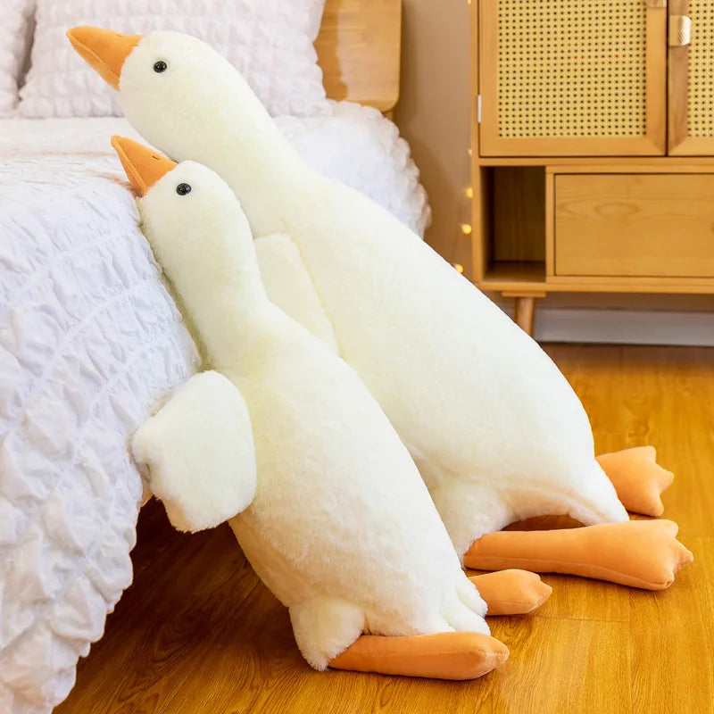 Hot 50/90/130CM Funny Goose Plush Stuffed Soft Duck Sleeping Pillow Sofa Cushion Kids Girlfriend Birthday Gift Toy - Fabs things