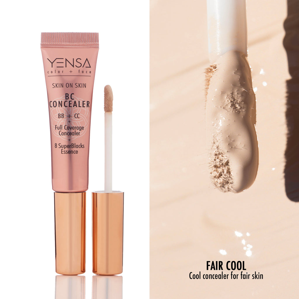 Skin On Skin BB + CC Full Coverage Hyaluronic Serum Concealer - Fabs things