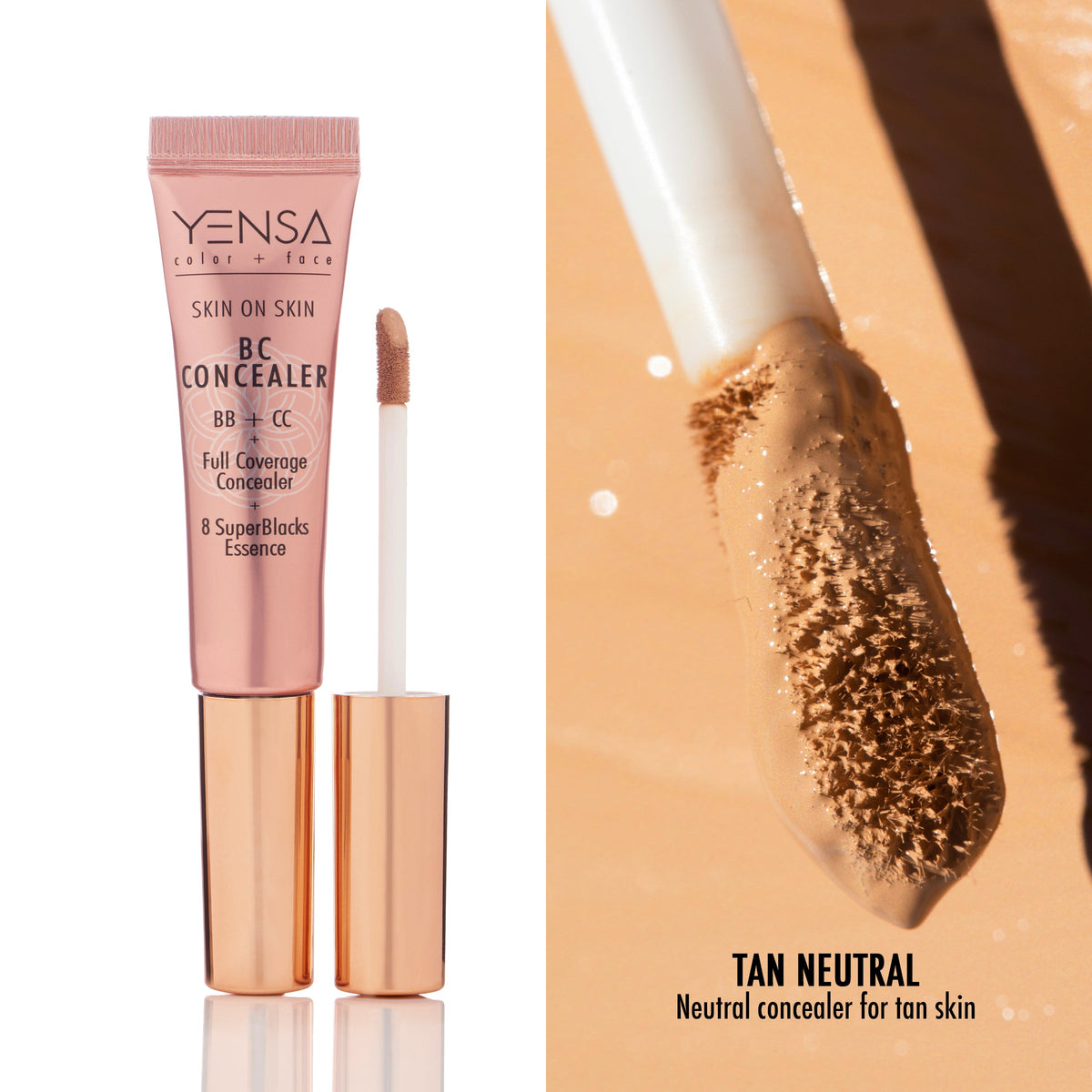 Skin On Skin BB + CC Full Coverage Hyaluronic Serum Concealer - Fabs things