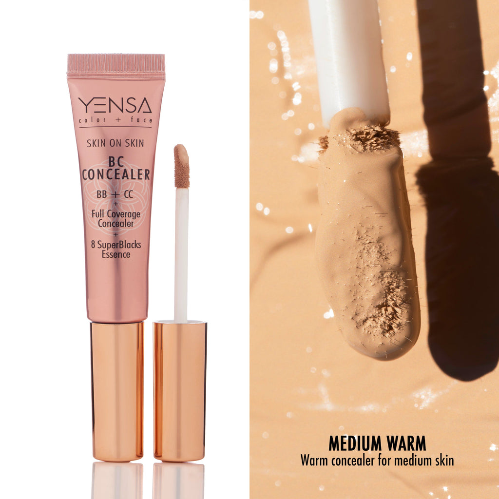 Skin On Skin BB + CC Full Coverage Hyaluronic Serum Concealer - Fabs things