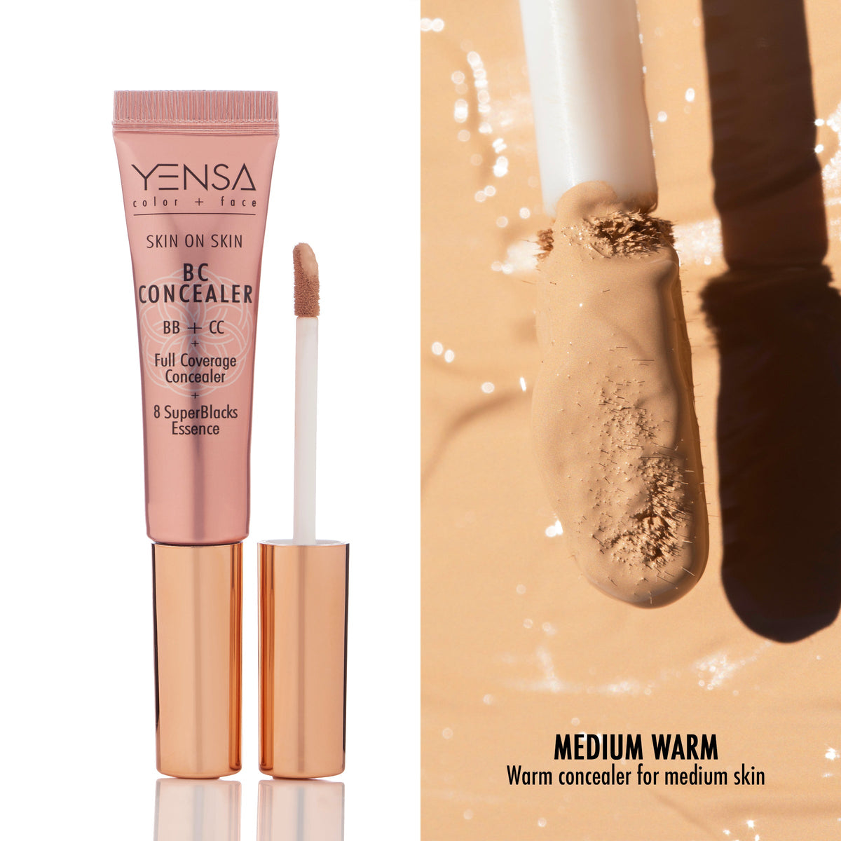 Skin On Skin BB + CC Full Coverage Hyaluronic Serum Concealer - Fabs things