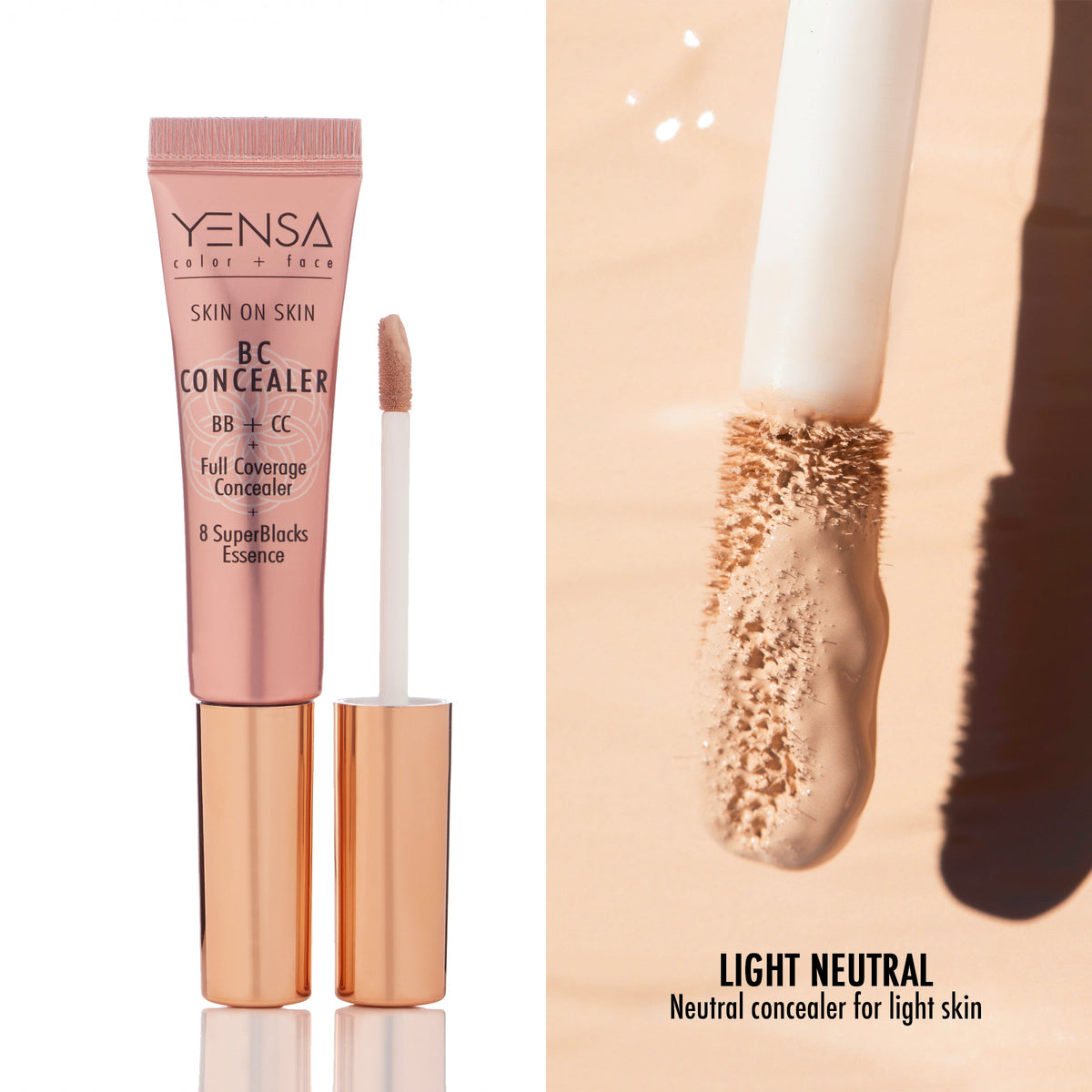 Skin On Skin BB + CC Full Coverage Hyaluronic Serum Concealer - Fabs things